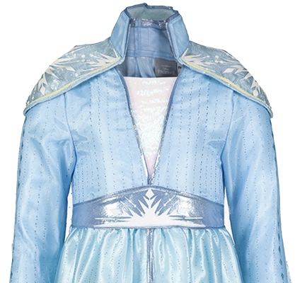 Frozen 2, Elsa 1 jurk met cape