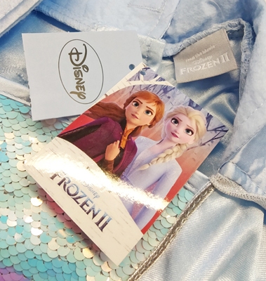 Frozen 2, Elsa 1 jurk met cape