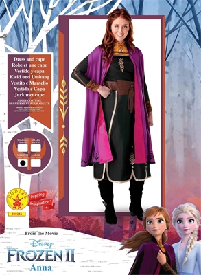 Frozen 2 Anna kostuum, M