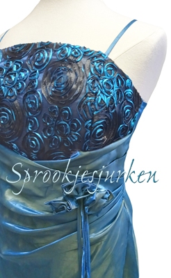 galajurk metallic 2 blauw/groen