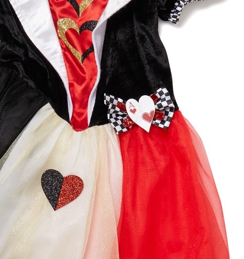 Hartenkoningin (uit Alice in Wonderland) met kroon