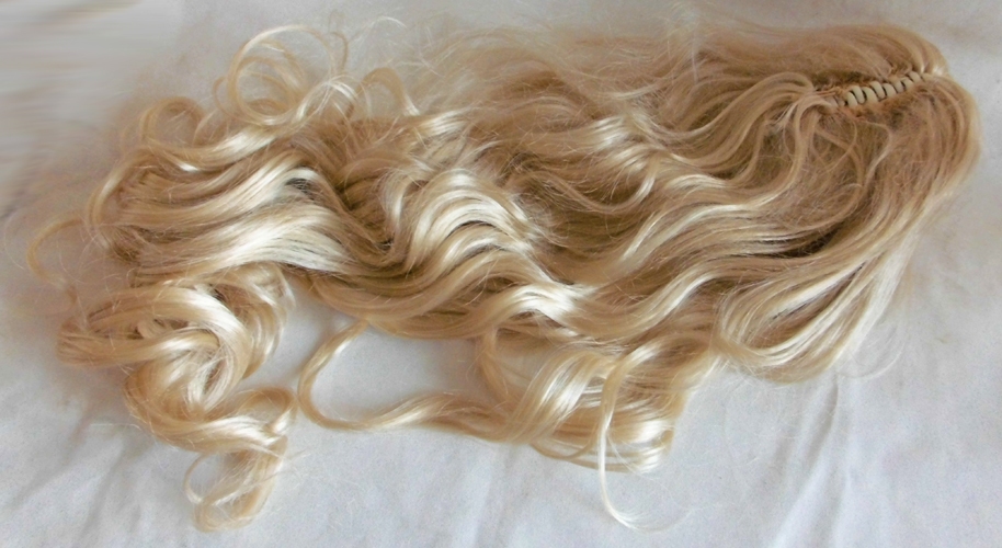luxe 2-delige pruik blond voor meerdere stylen