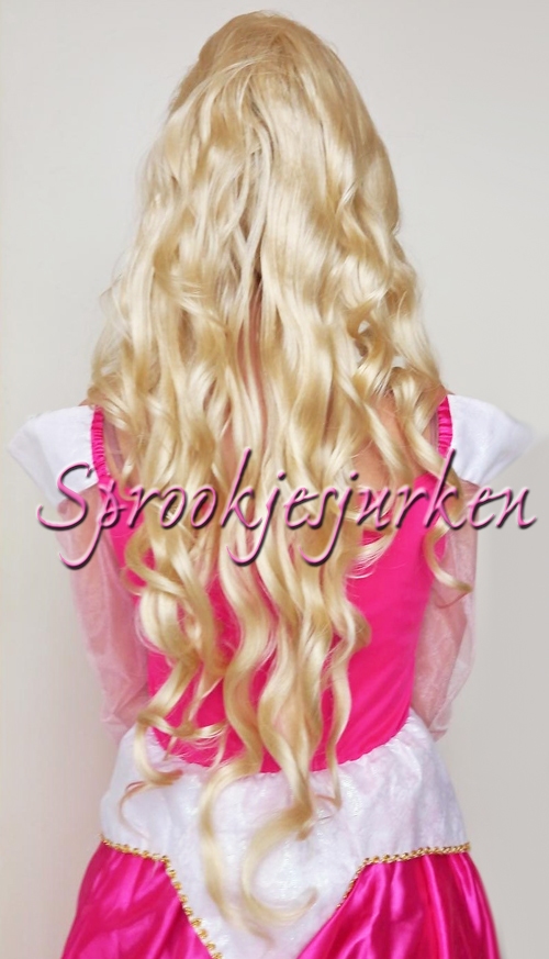 luxe 2-delige pruik blond voor meerdere stylen