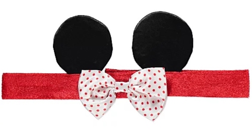 Minnie Mouse 1 rood met haarband