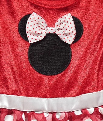 Minnie Mouse 1 rood met haarband