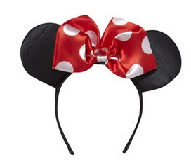 Minnie Mouse 2 rood met haarband