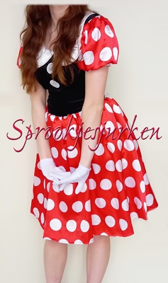Minnie Mouse rood