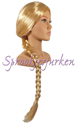 pruik Rapunzel vlechtpruik