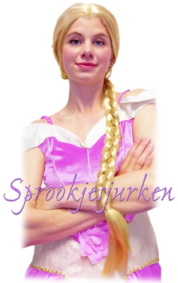 pruik Rapunzel vlechtpruik