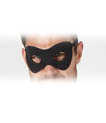 Robin met oogmasker