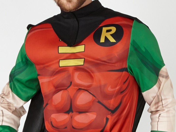 Robin met oogmasker