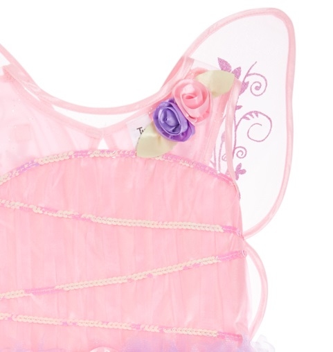 Tinkerbell / Fee / Elfje roze1 met vleugels