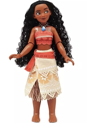 Glans bijnaam Berekening Vaiana pop Disney Moana met poppenborstel