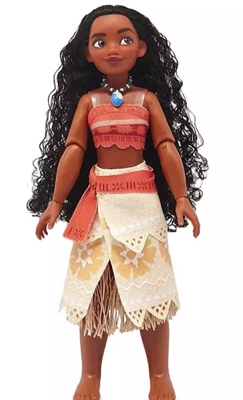 Vaiana pop Disney Moana met poppenborstel