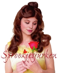 Belle pruik met knot