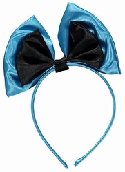 haarband Alice in Wonderland zwart/blauw