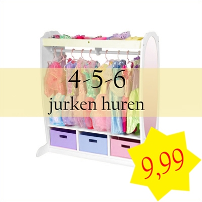 4, 5 of 6 kinderjurken huren