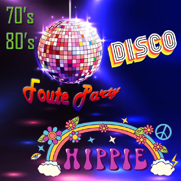 Disco Hippie Fout 70's 80's